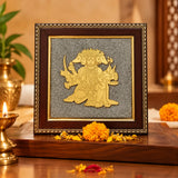 5 Mukhi Hanuman Yantra Pyrite Frame