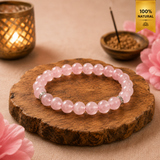 Rose Quartz Crystal Bracelet